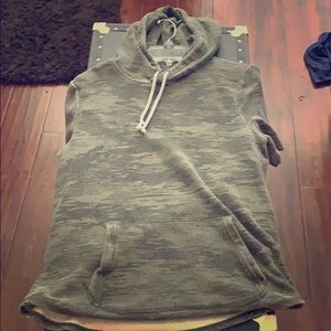 Short Sleeve Hoodies (Blue And Camo)